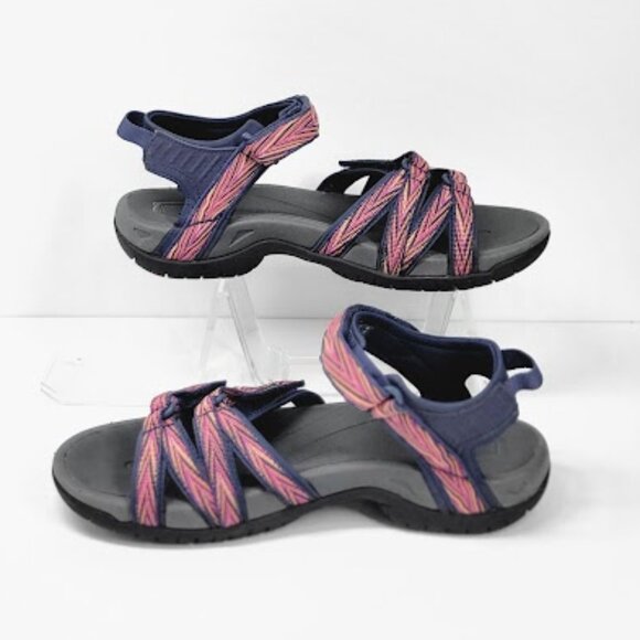 TEVA Women's Tirra Sport Hiking Sandal multi colorway Size 8 EUC - Picture 5 of 10